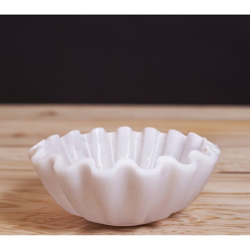 White Salad Bowl Dia 11.80" - White
