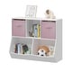 preview thumbnail 9 of 10, Kids Bookcase with Collapsible Fabric Drawers,Toy Storage Cabinet