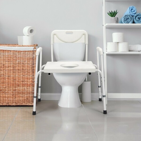 Bedside commode with hotsell bidet