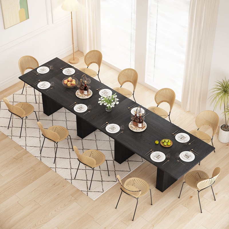 78-inch Wooden Rectangular Dining Table