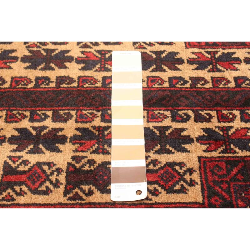 ECARPETGALLERY Hand-knotted Teimani Light Brown Wool Rug - 2'9 x 4'7