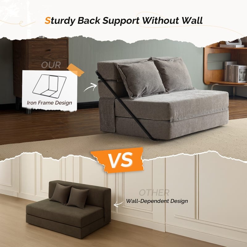 VINGLI 43'' W Single Sofa Bed