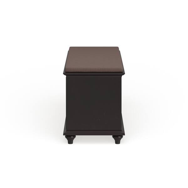 Shop Copper Grove Williamette Espresso Brown Shoe Bench On Sale Overstock 23122637