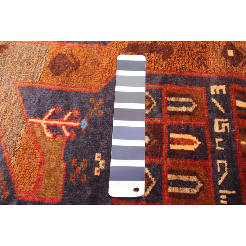 ECARPETGALLERY Hand-knotted Teimani Dark Navy Wool Rug - 3'0 x 4'8