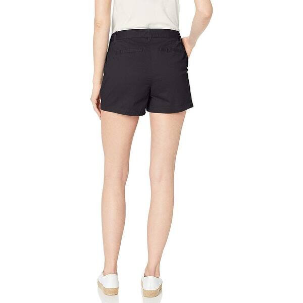 Essentials Womens 7 Inseam Solid Chino Short