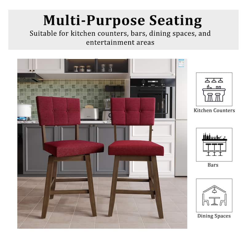 CraftPorch Modern Swivel Counter Dining Set