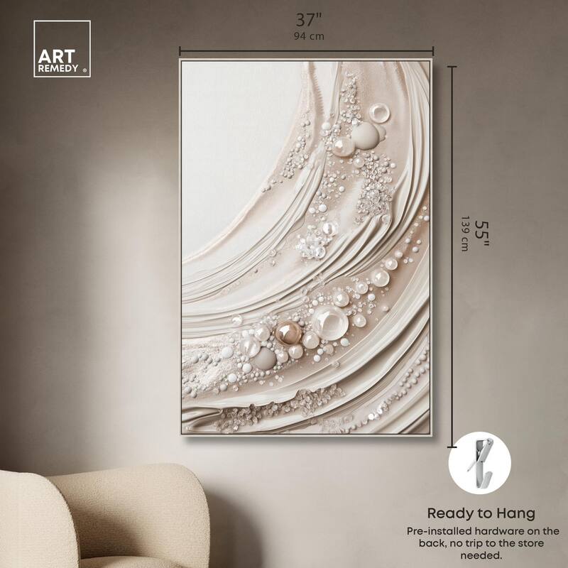 Chromatic Concretions II Canvas by Art Remedy