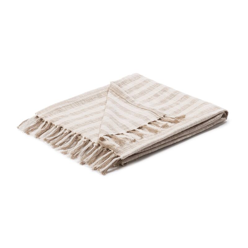 Villa by Classic Home Linna 100% Cotton 50x70 Throw Blanket Blanket