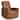 Evolur Harlow Deluxe Upholstered Plush Seating Glide Rocker