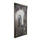 preview thumbnail 4 of 6, Black Canvas Horse Framed Wall Art with Textured Distressing
