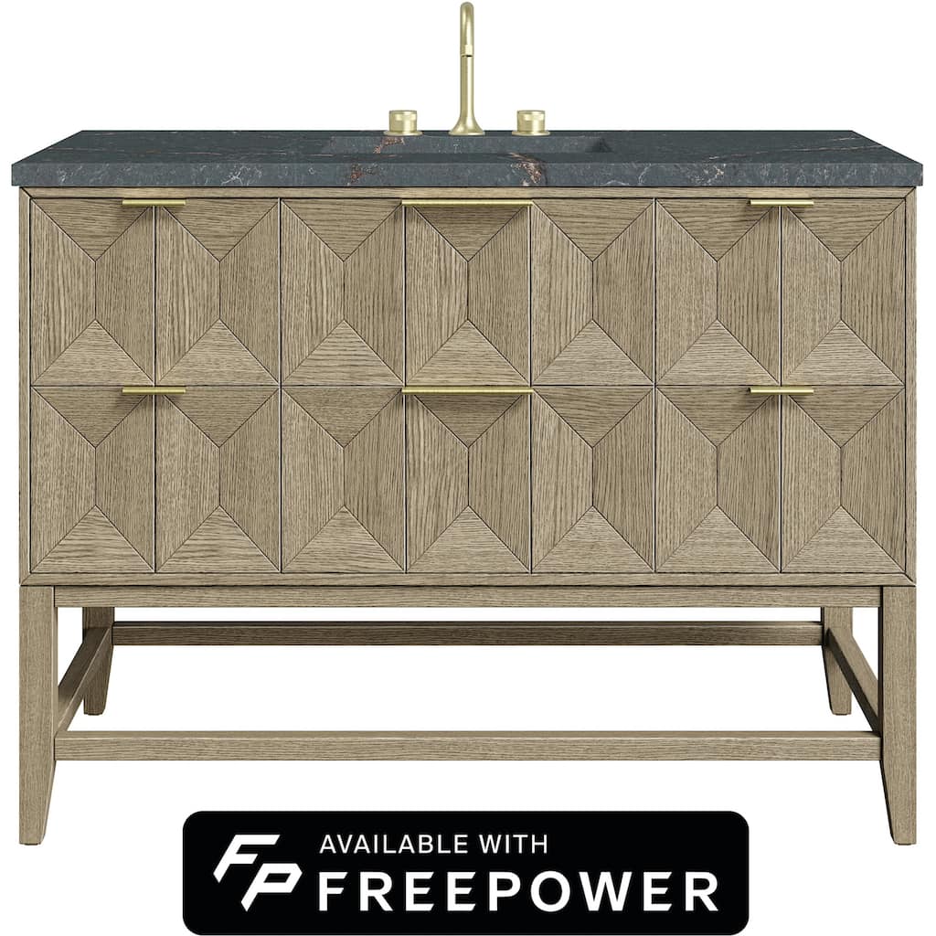 James Martin Vanities D100-V48-FPBL Emmeline 48" Free Standing Single