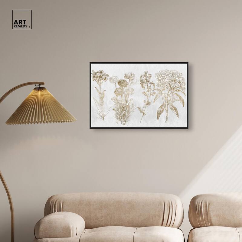 Floral Selection Quad Canvas by Art Remedy