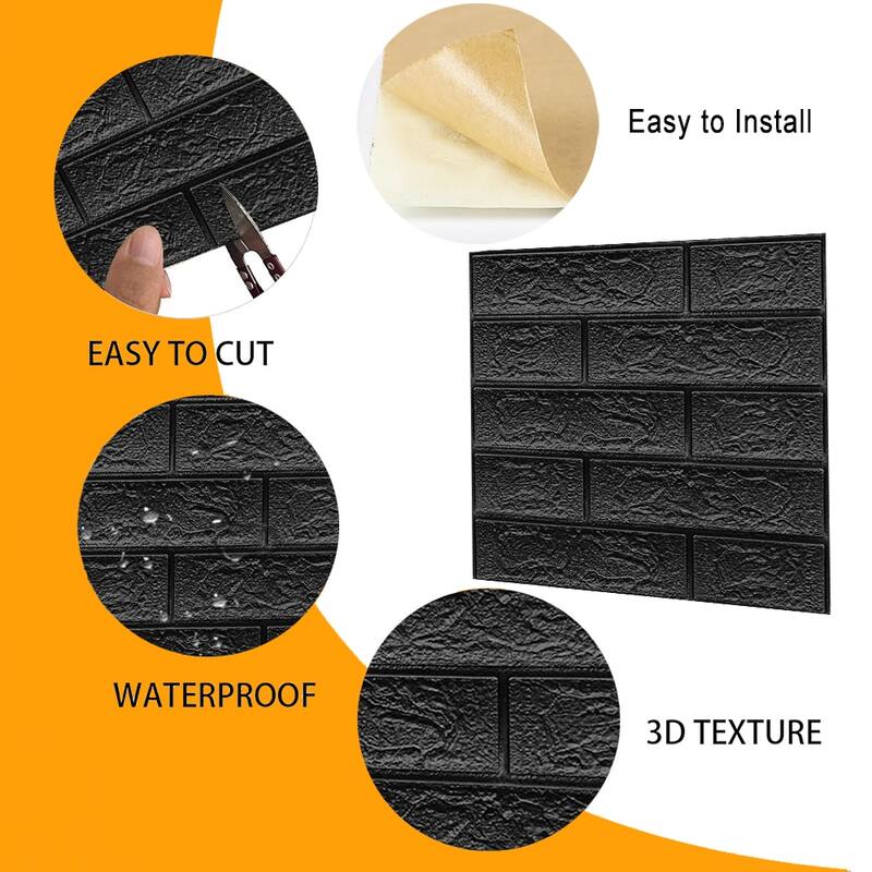 Art3D Vinyl Peel and Stick Stone Backsplash Tile ,15''x13.8'',20sheet