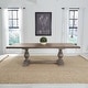 preview thumbnail 2 of 40, River Place Riverstone Dining Table 102 Inch - Grey