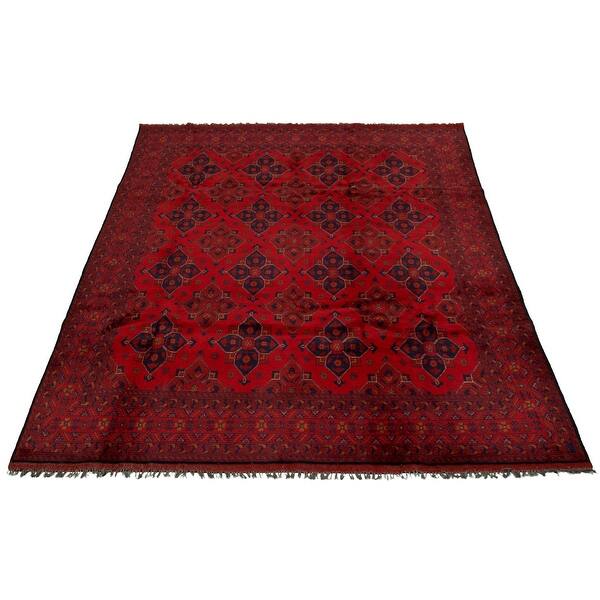 Bedroom Hand-Knotted Wool Rug eCarpet Gallery Large Area Rug for Living Room Finest Khal Mohammadi Bordered Red Rug 6'7 x 9'4 342266 Bedroom Hand-Knotted Wool Rug eCarpet Gallery Large Area Rug for Living Room Finest Khal Mohammadi Bordered Red Rug 6'7 x 9'4 342266