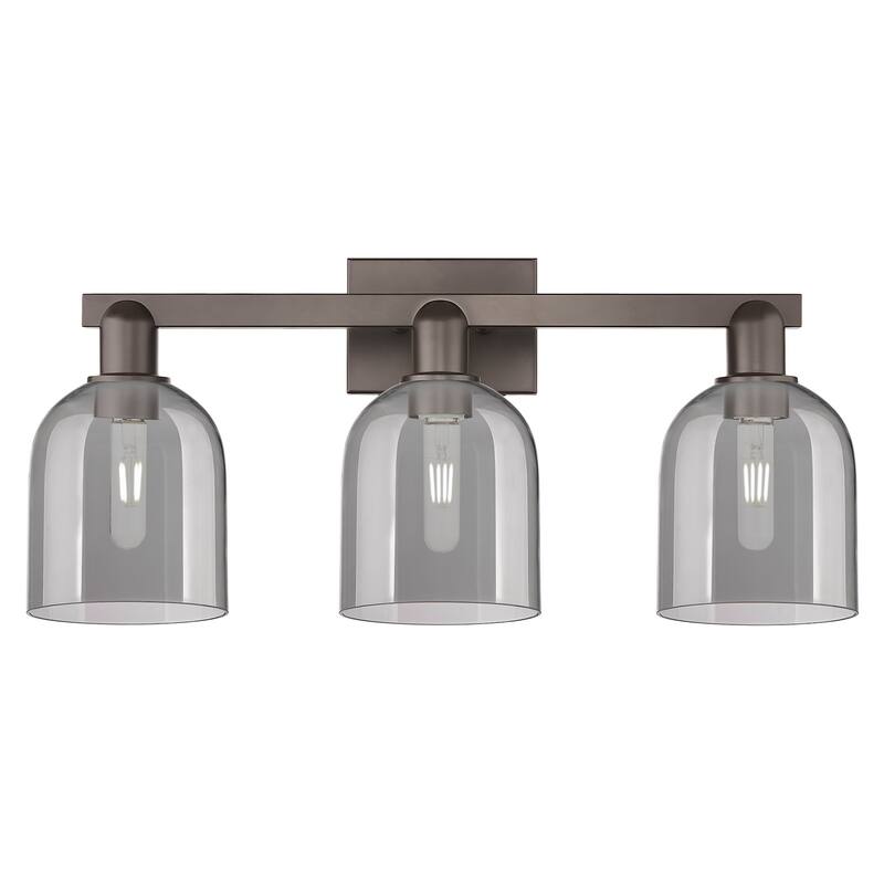 Innovations Lighting 716-3W-12-25 Bella Vanity Bella 3 Light 25" Wide - Oil Rubbed Bronze / Light Smoke