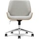 preview thumbnail 9 of 46, Elle Decor Ophelia Low-Back Task Chair in Chrome Finish