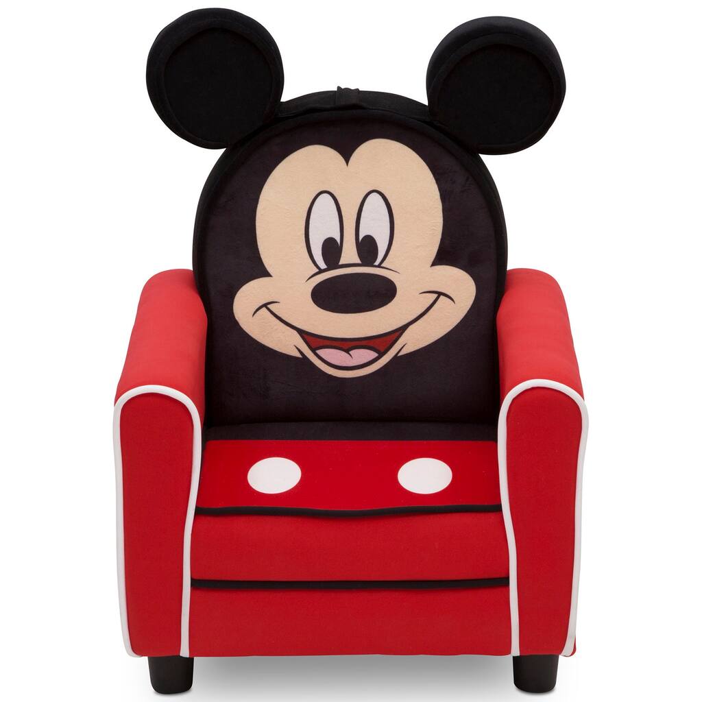 Disney Mickey Mouse Figural Upholstered Kids Chair by Delta Children