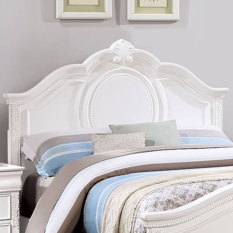 Furniture of America Pati 3-Piece White Wood Panel Bedroom Set