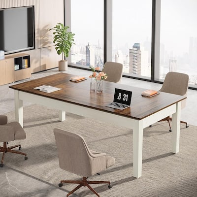 62 Inches Computer Desk Office Executive Desk for Home Office