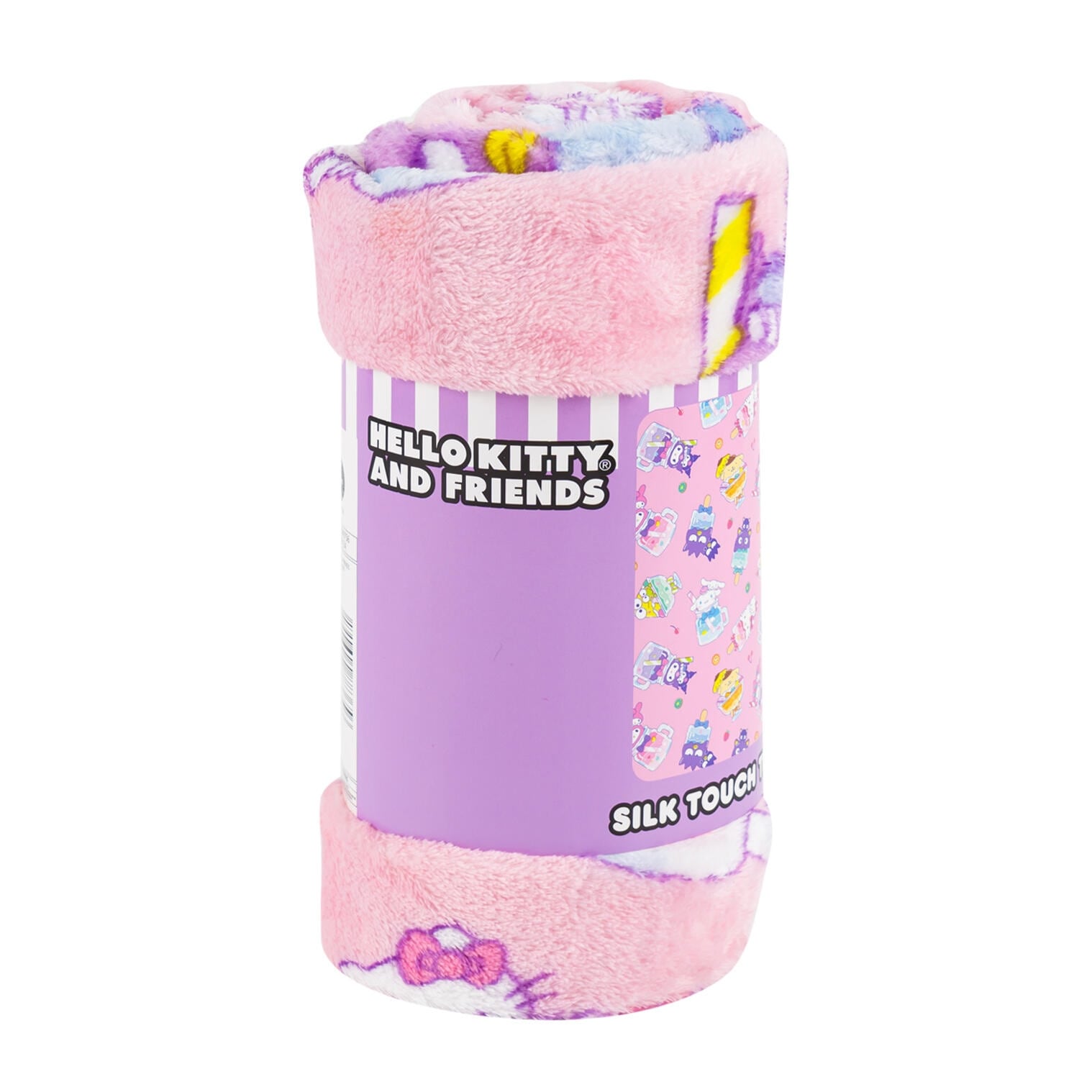 Hello Kitty Pink Cool Treat Soft Silk Touch Throw Sofa Picnic Blanket - 40