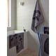 preview thumbnail 3 of 1, Moomin by Arabia Hand Towel 12x19.7in The Groke Grey - 12 x 19.7"