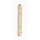 preview thumbnail 1 of 2, Alno Classic Traditional 3-1/2 Inch Center to Center Cabinet Pull Unlacquered Brass