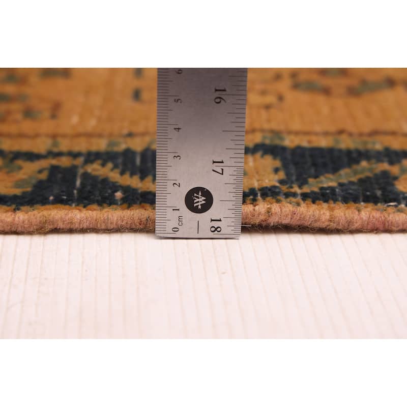 ECARPETGALLERY Hand-knotted Antalya Vintage Brown Wool Rug - 4'11 x 8'4