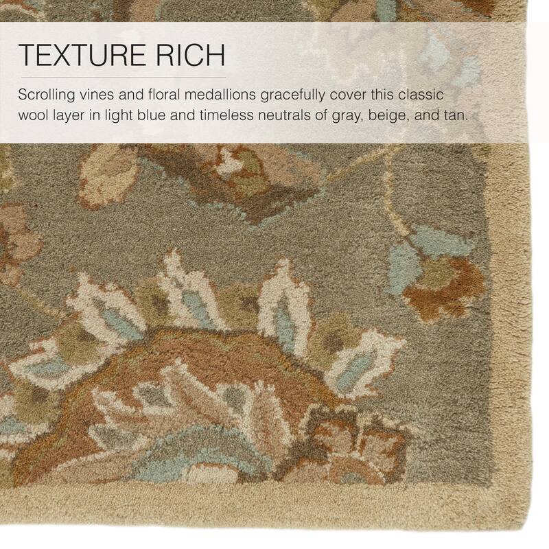 Coventry Handmade Floral Area Rug
