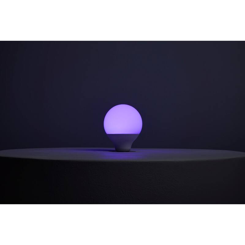 Starfish 10 Watt LED G25 2700K-5000K RGBTW Medium Base 120 Volt - White