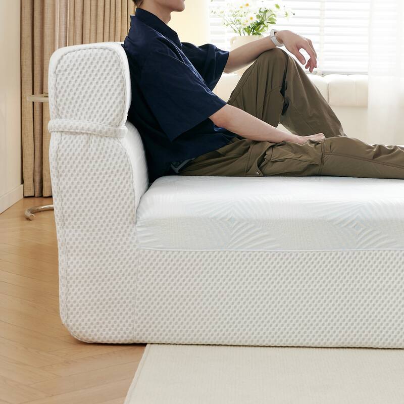 Compressed Integrated Bed A-QUEEN,Frame & Mattress,Cooling & Breathable Mattress