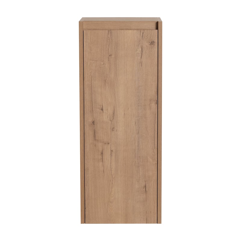 GDFStudio - Blair 12" Floating Bathroom Side Cabinet with Soft Close Doors, Modern Wall-Mounted Storage