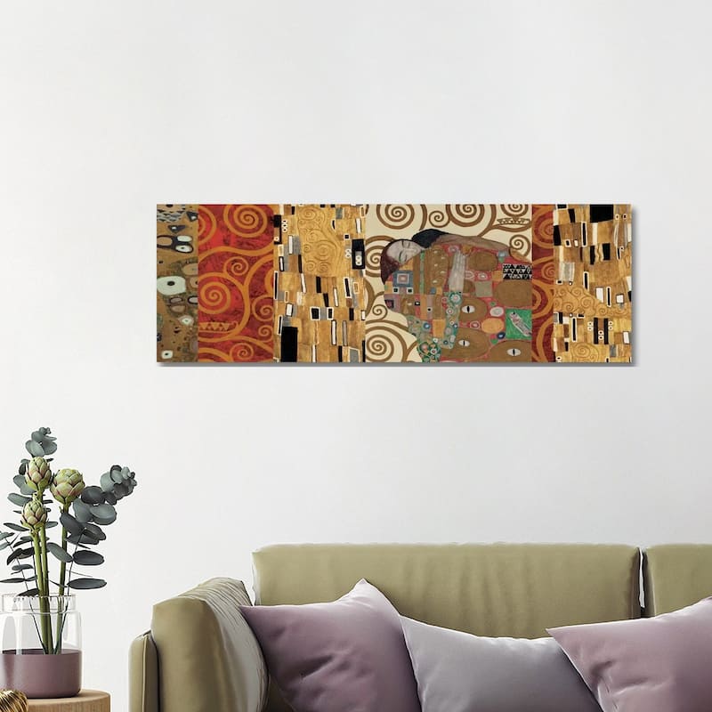 iCanvas "Klimt Deco" by Gustav Klimt Canvas Print - 16x48x1.5