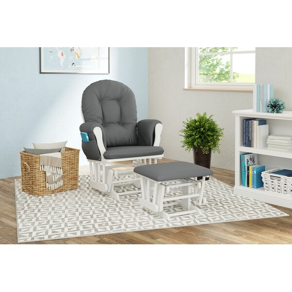 storkcraft comfort glider and ottoman
