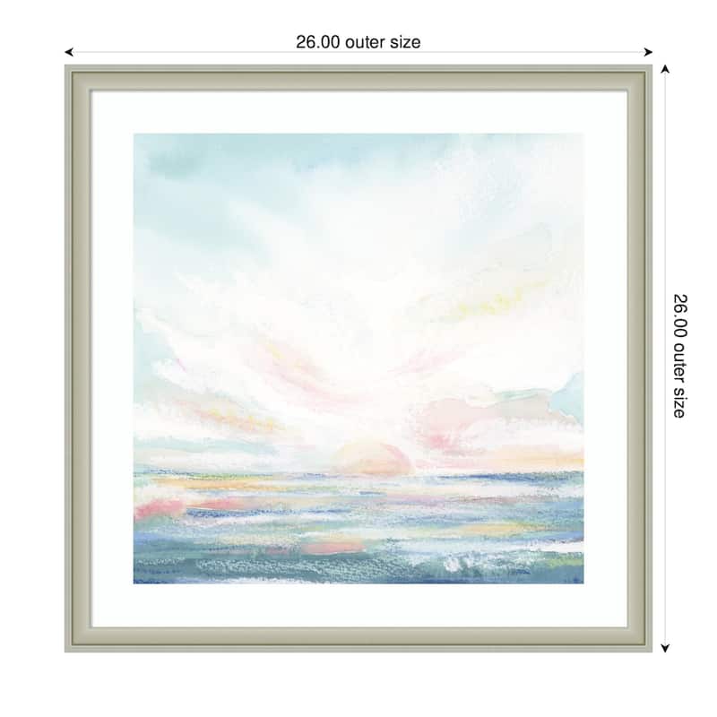 Kate and Laurel Framed Art Heavenly by Julie Maida