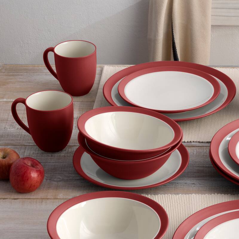 Noritake Colorwave 16-Piece Curve Dinnerware Set, Service For 4
