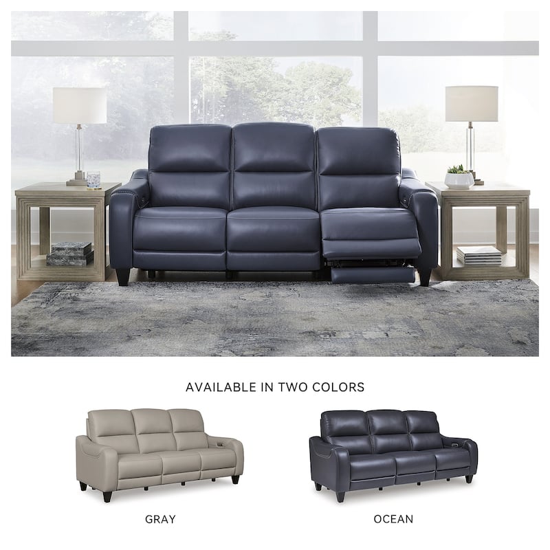Signature Design by Ashley Mercomatic Power Reclining Sofa - 85.25" W x 39.75" D x 42" H