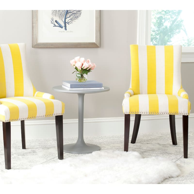 SAFAVIEH Lester Dining Chair (Set of 2) - 24"W x 25"D x 39"H