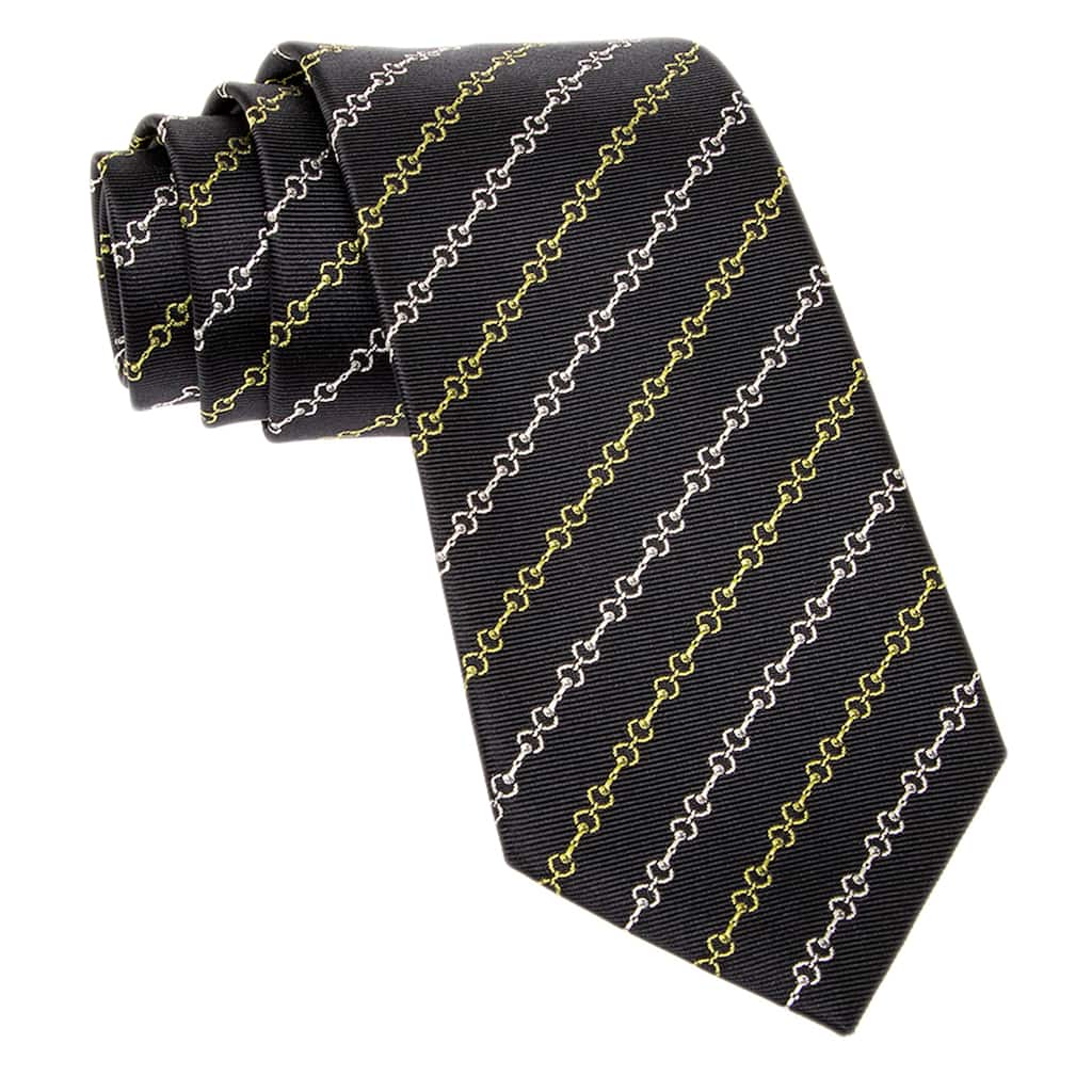 Gucci Horsebit Jacquard Tie