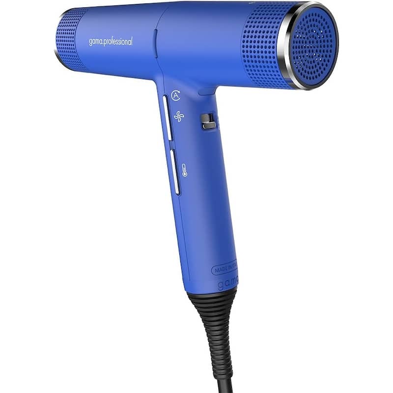 EasiQ by Ga.Ma Italy Professional Lightweight Professional Ionic Hair Dryer with Diffuser - Blue