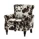 HULALA HOME Nailhead Trim Traditional Accent Armchair with Rolled Arms