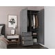 preview thumbnail 28 of 32, Palace Imports 100% Solid Wood Metro Wardrobe Armoire with Solid Wood or Mirrored Doors