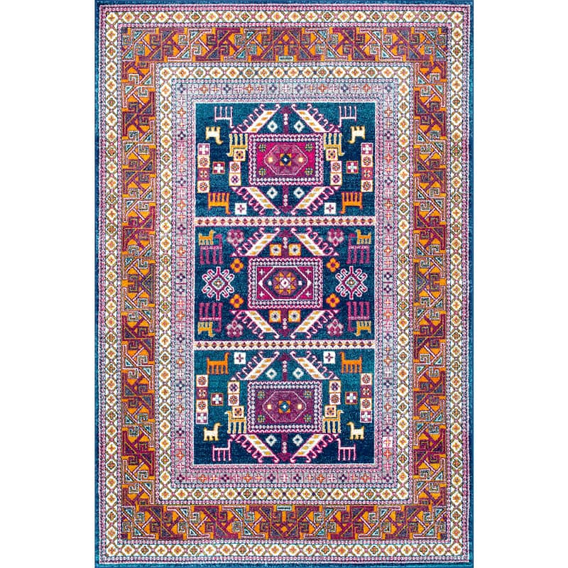 Nuloom Vintage Lorena Tribal Area Rug
