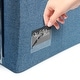 preview thumbnail 11 of 26, Storage Bins, Foldable Stackable Container Organizer Set with Large Window & Carry Handles