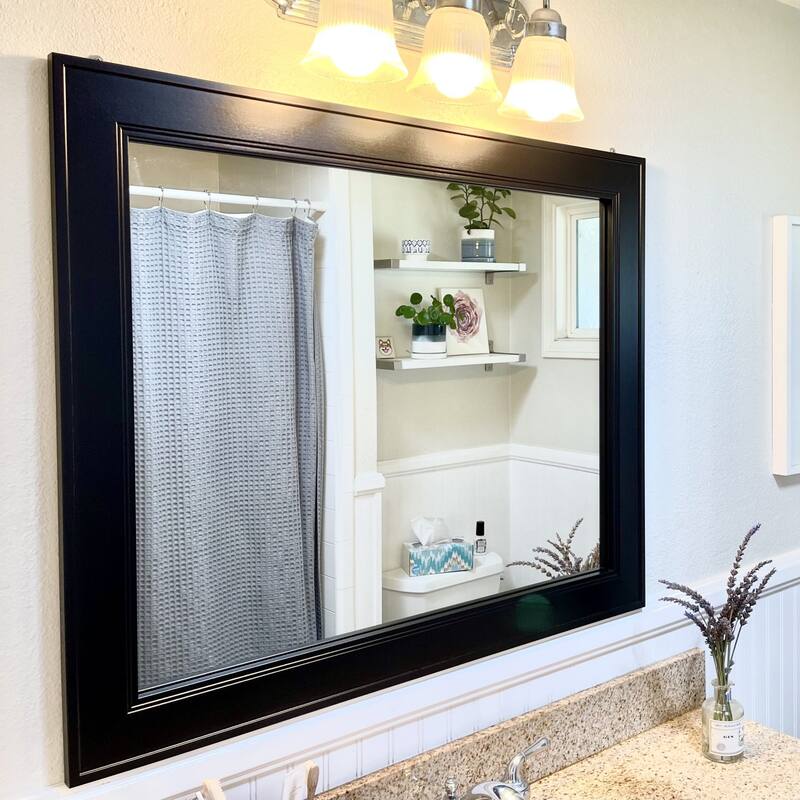 Frame My Mirror Black Framed Wall Mirror, Porter Design