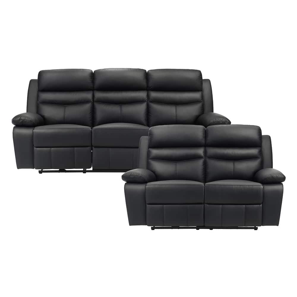 Fremont & Park Peperomia 2-Piece Leather Match Power Reclining Sofa Set
