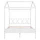 preview thumbnail 22 of 39, Kids Twin Size Wood Bed with House Frame & Roof - Playhouse Design