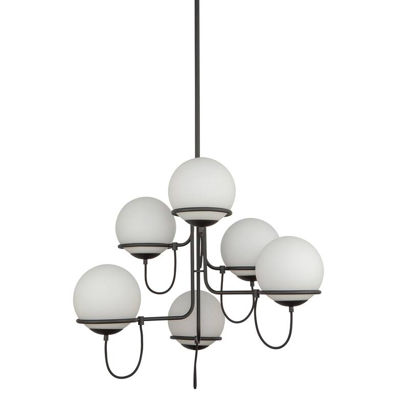 Alora Lighting CH458632 Alba 6 Light 32" Wide Chandelier