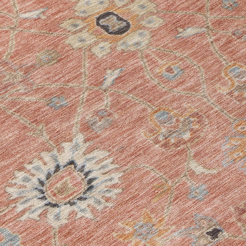 Machine Washable Indoor/ Outdoor Traditional Persian Chantille Rug