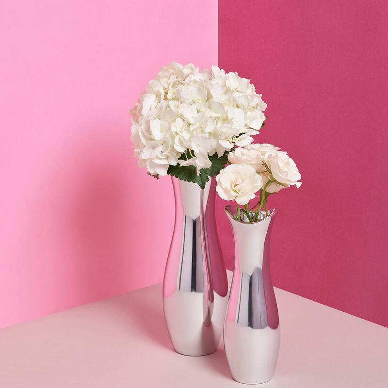 Nambe Alloy Metal Stryker Vase